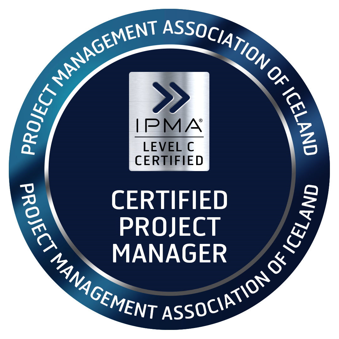 IPMA Level C Certified Project Manager badge, Project Management Association of Iceland